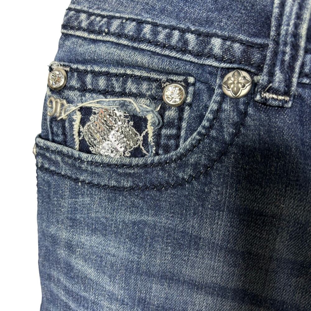 Miss Me JB6200P Boyfriend Capri Jeans Women's Size 28 - Picture 2 of 14